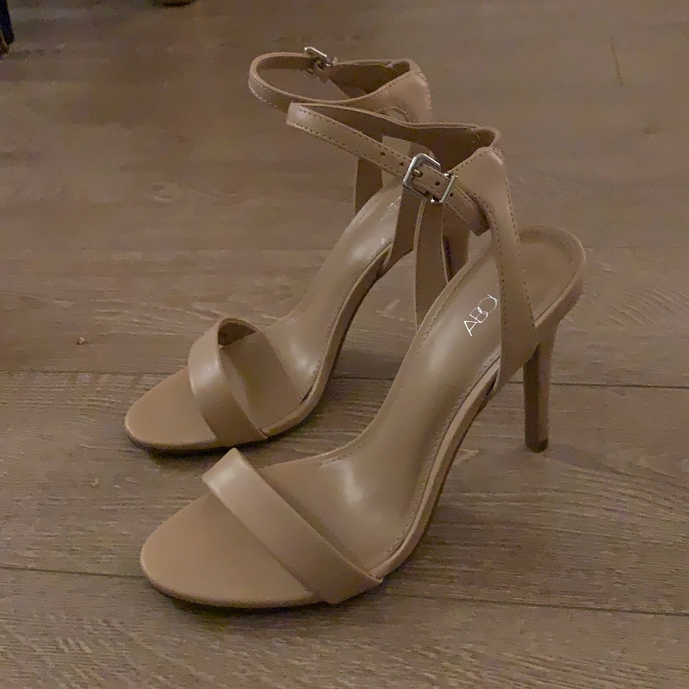 Nude Strappy Heels